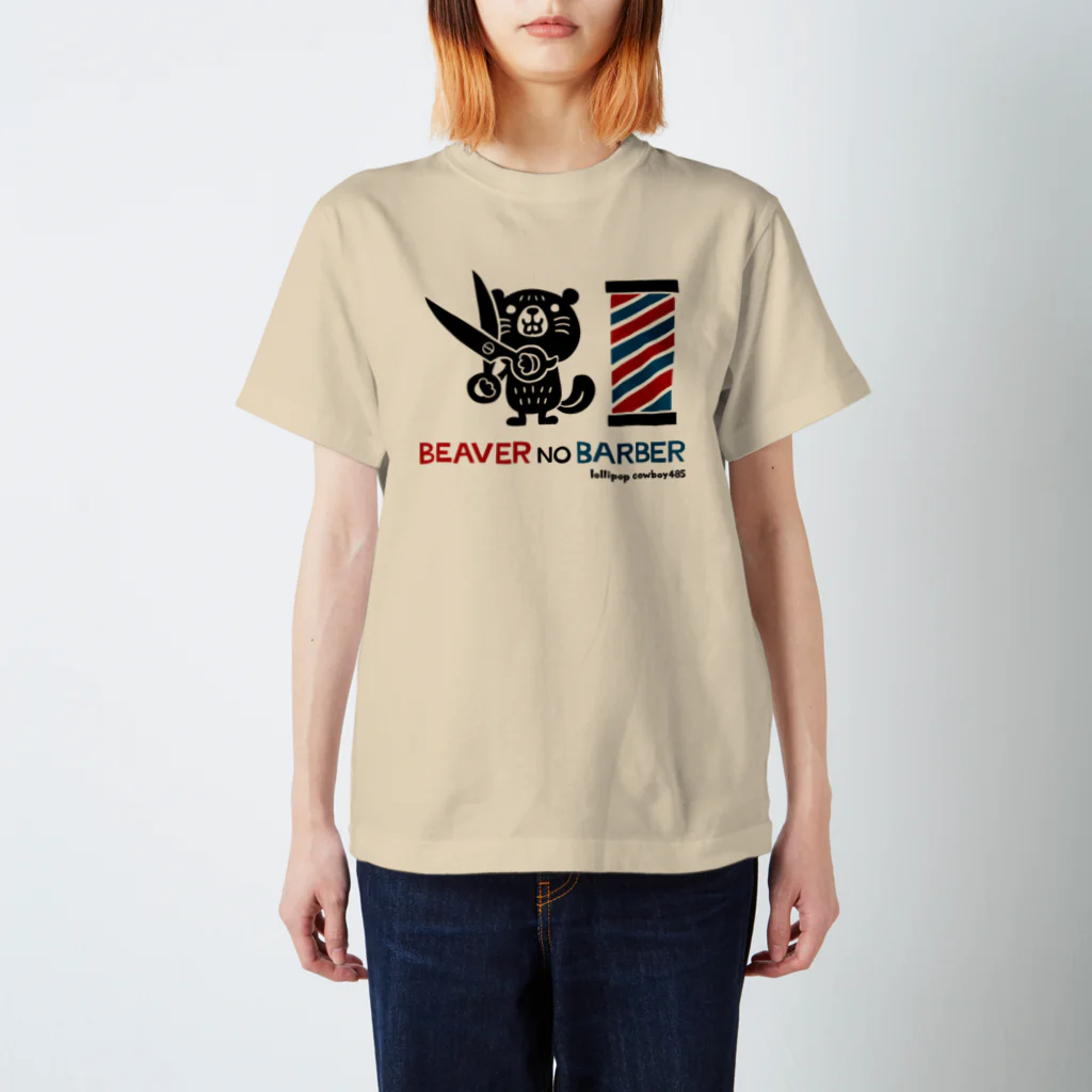 lollipop cowboyのビーバーのバーバー Regular Fit T-Shirt