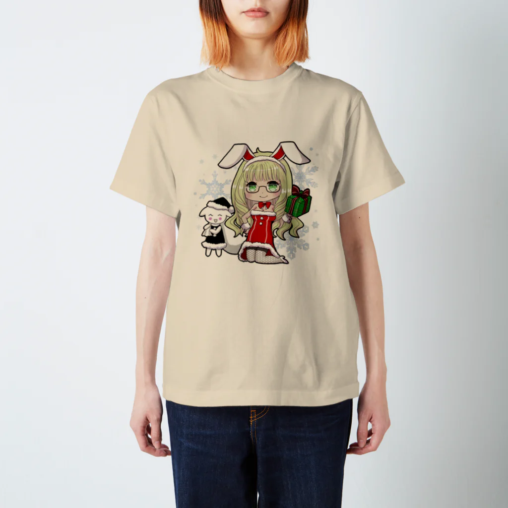 Reina_ariceのうさみみサンタの服 Regular Fit T-Shirt