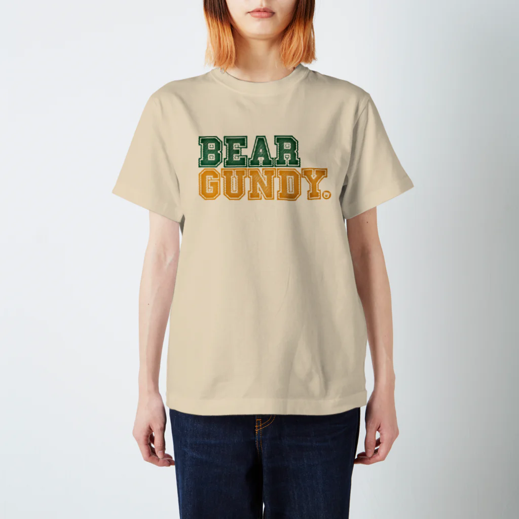 BEARGUNDYのたックル スタンダードTシャツ