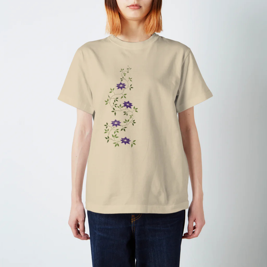 ツバメ堂の鉄扇の花 スタンダードTシャツ