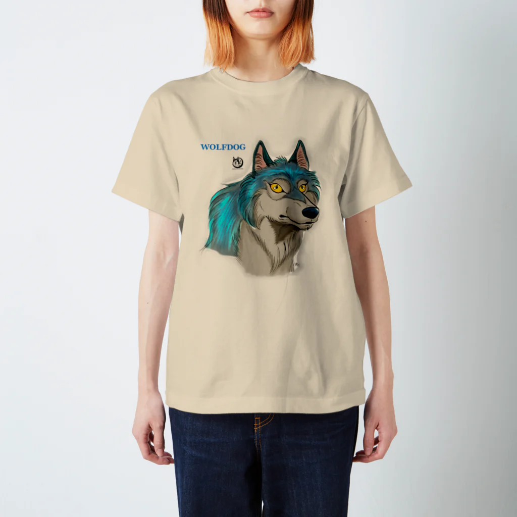 工房斑狼のwolfdogA スタンダードTシャツ