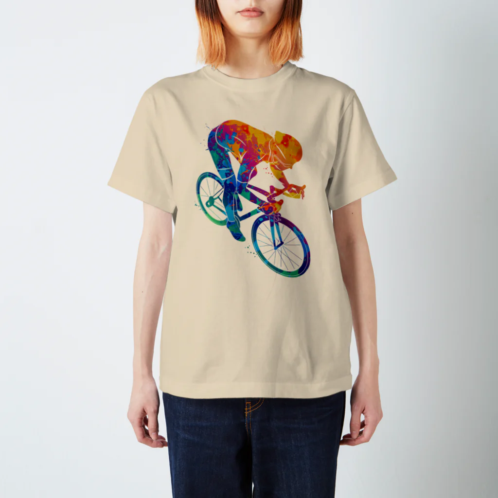 420 MUSIC FACTORYのロードバイク ロードレーサー 自転車 スタンダードTシャツ