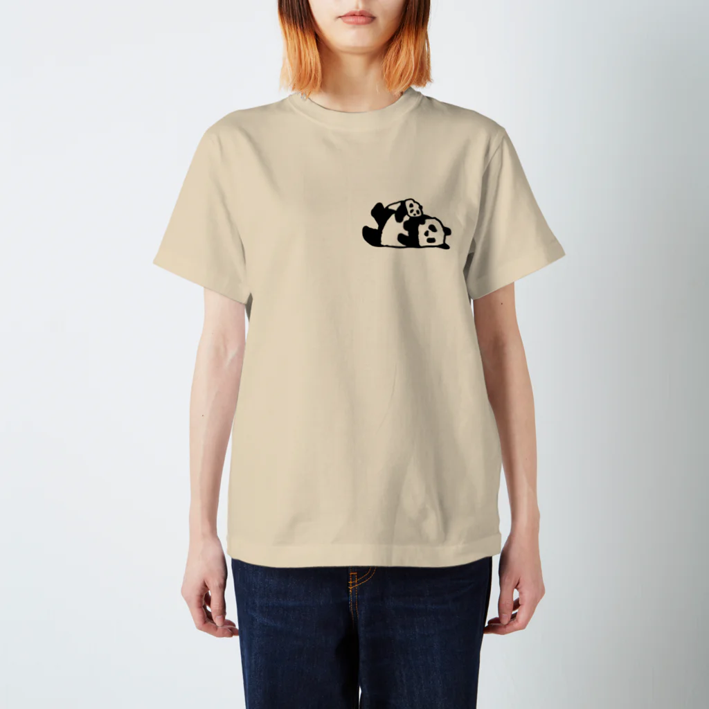 ミナミコアリクイ【のの】の【前後】がんばらないよ【パンダ】 Regular Fit T-Shirt