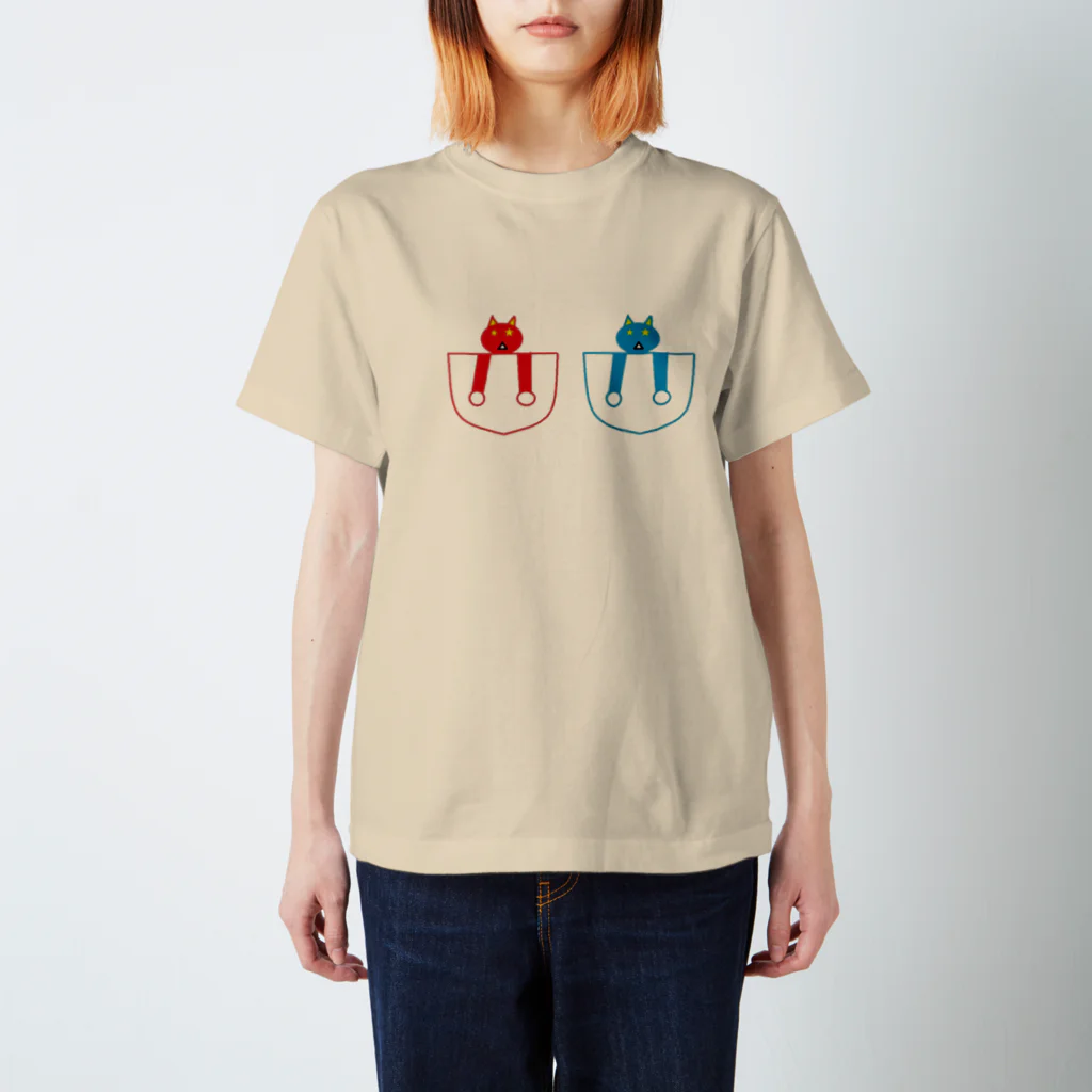 MORE♡ICHAの赤鬼　青鬼 Regular Fit T-Shirt