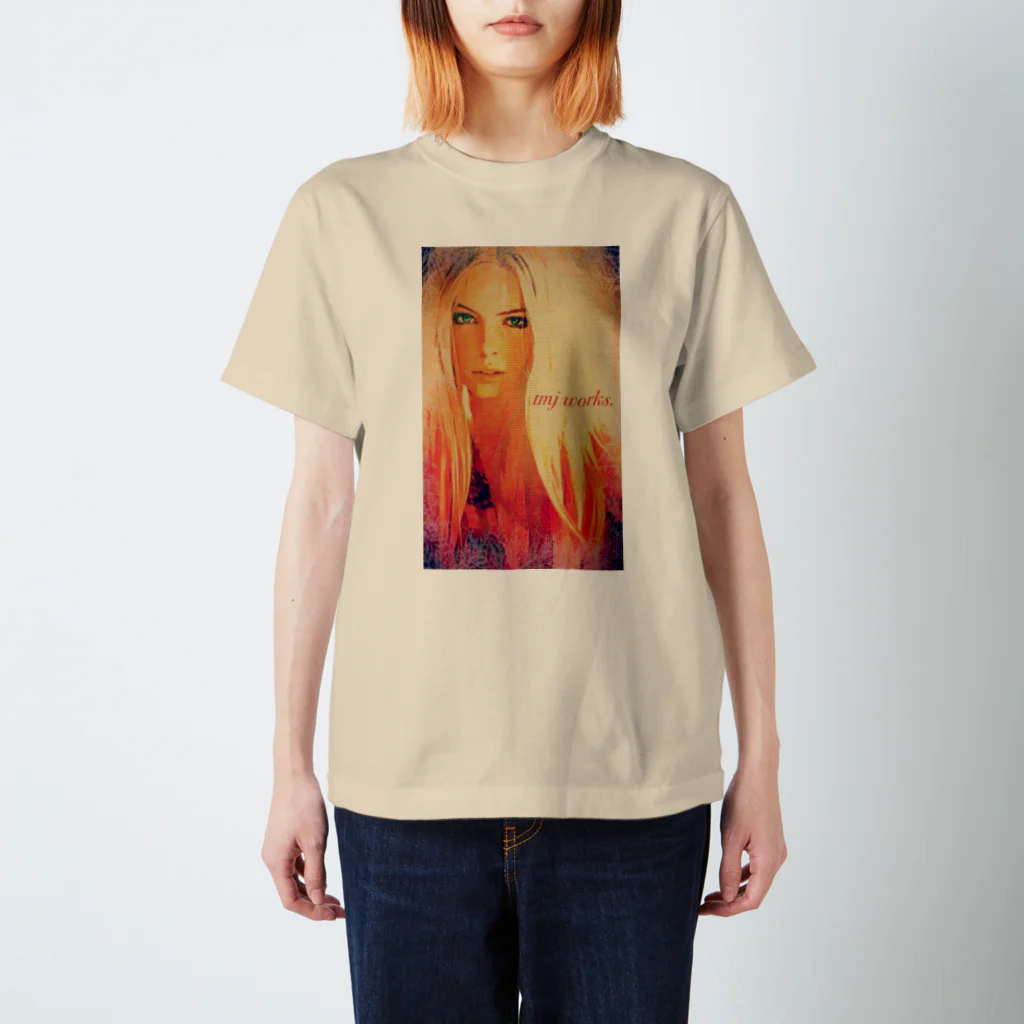 TMJ worksのTM Jアイテム　『Line of sight』 スタンダードTシャツ