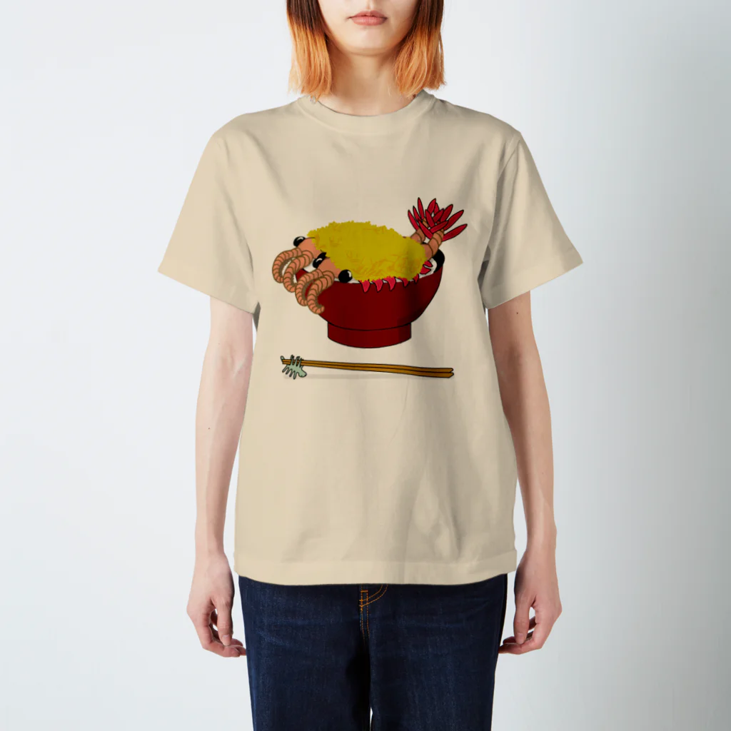 Chawaaaaaaanのあのまろかりす丼 スタンダードTシャツ