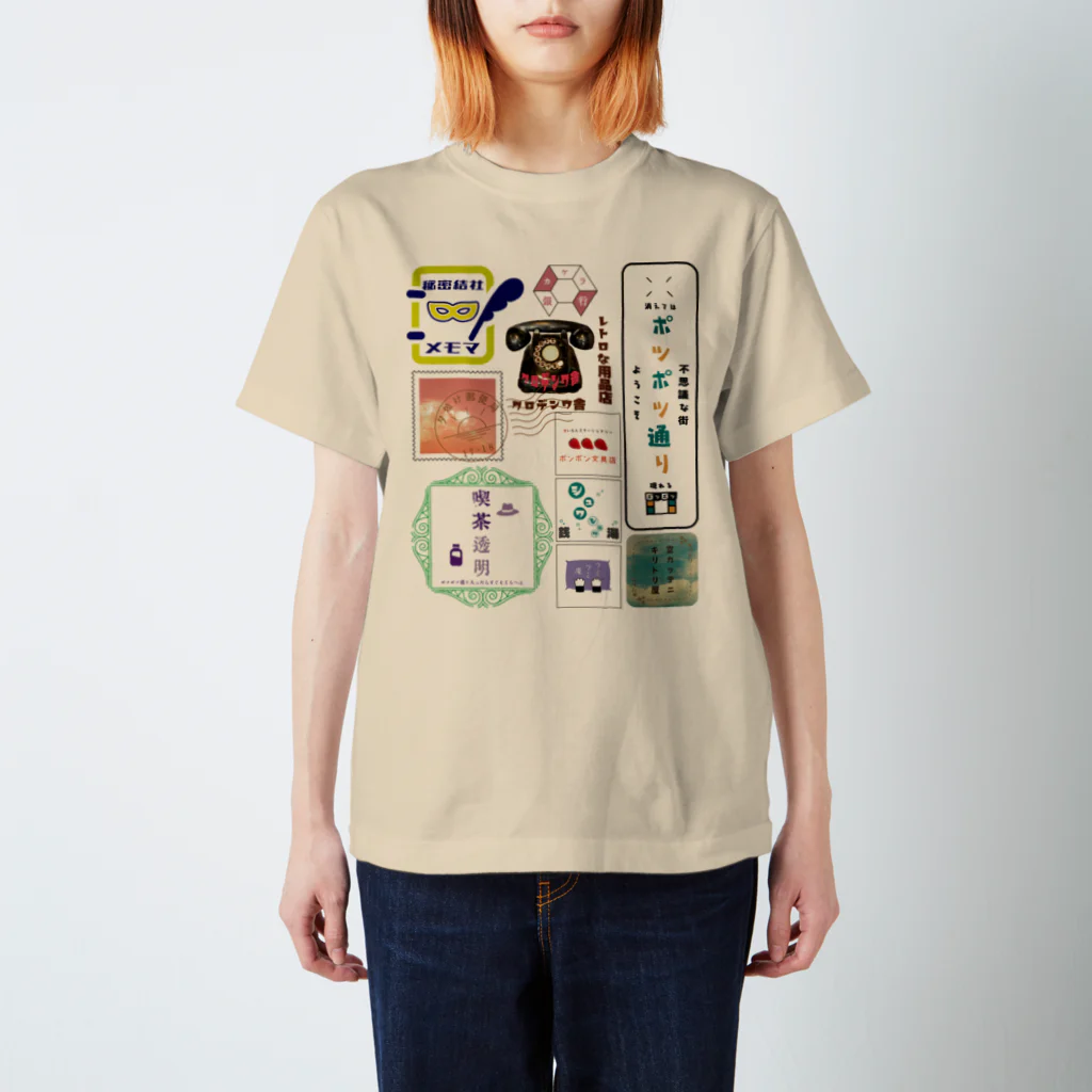 きのこ社のポツポツ通りラインナップ スタンダードTシャツ