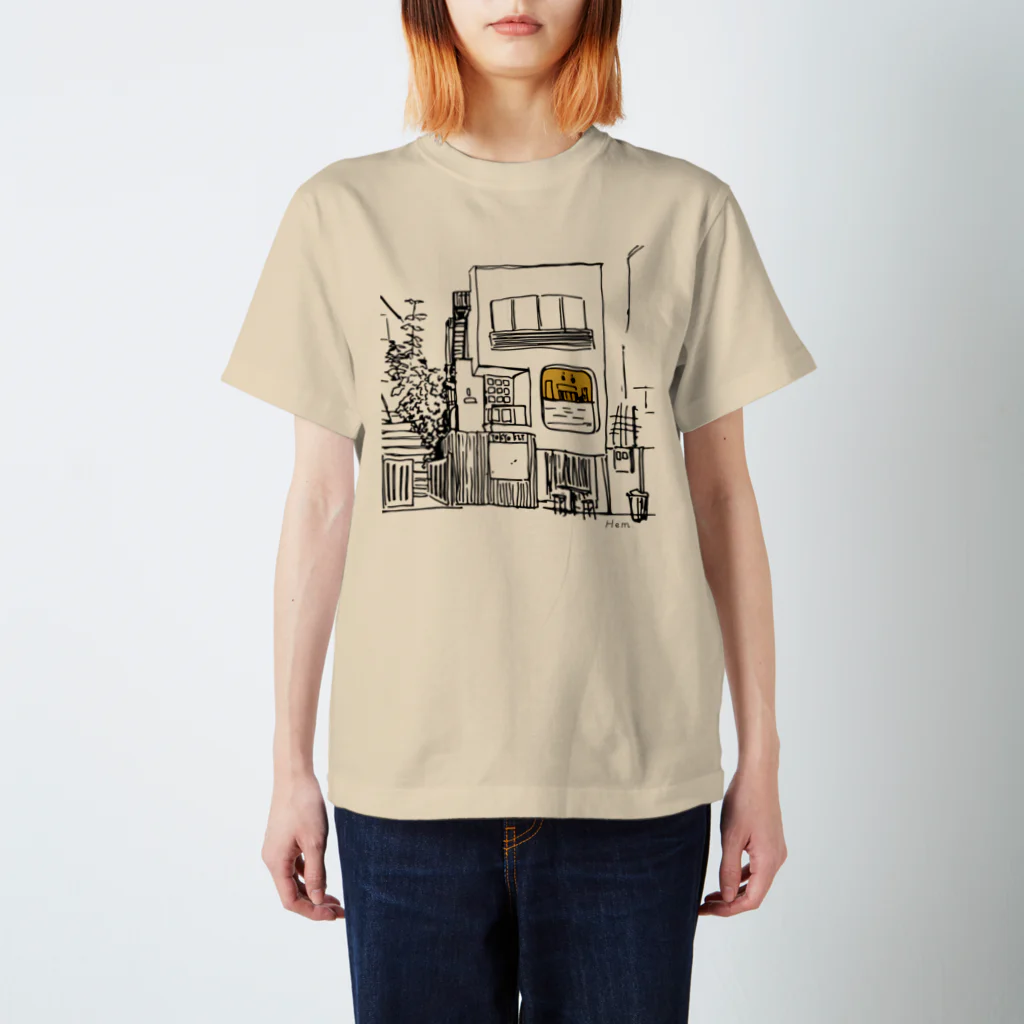 _Hem_のツボな建物_No.2 Regular Fit T-Shirt