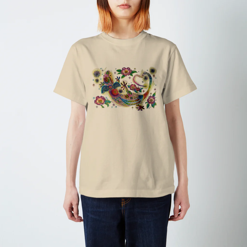 akaricafeのGecko2 Regular Fit T-Shirt