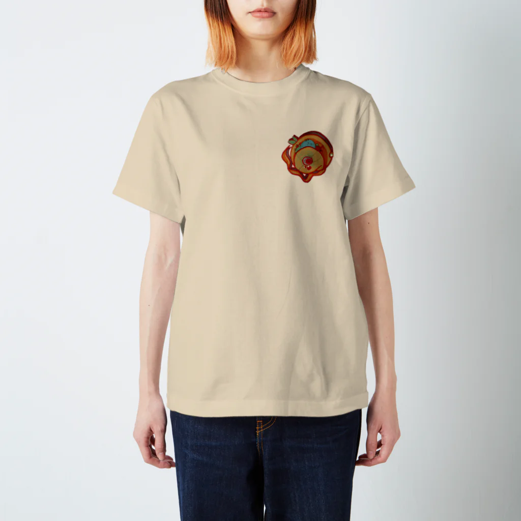 雲平堂のオレンジ柑橘粒ありSEIKO Regular Fit T-Shirt