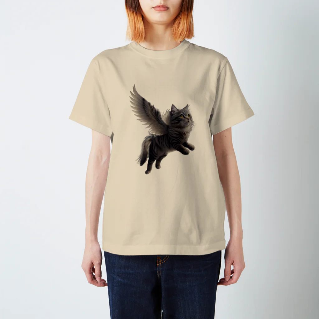 新ーARATAの翼の生えたネッコ Regular Fit T-Shirt