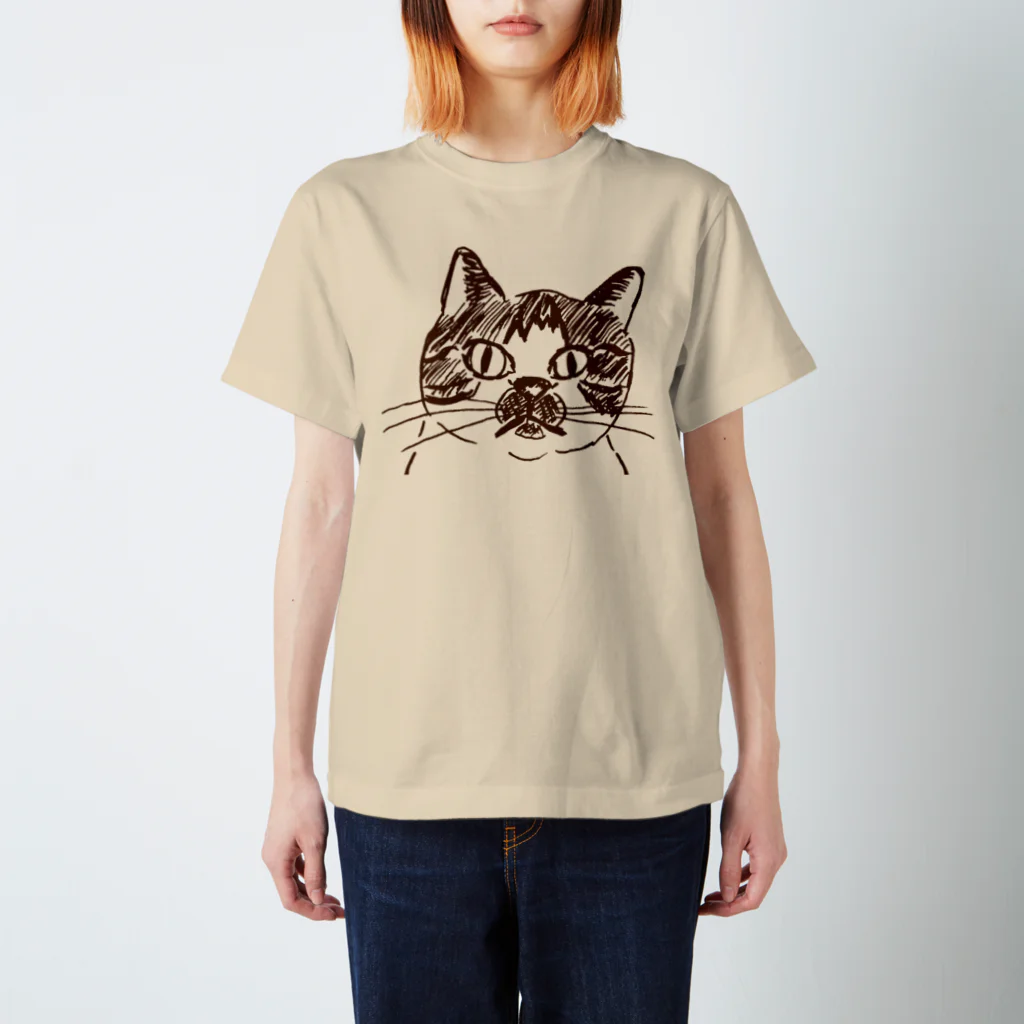 猫ねむりzzz..のブチ猫さん Regular Fit T-Shirt