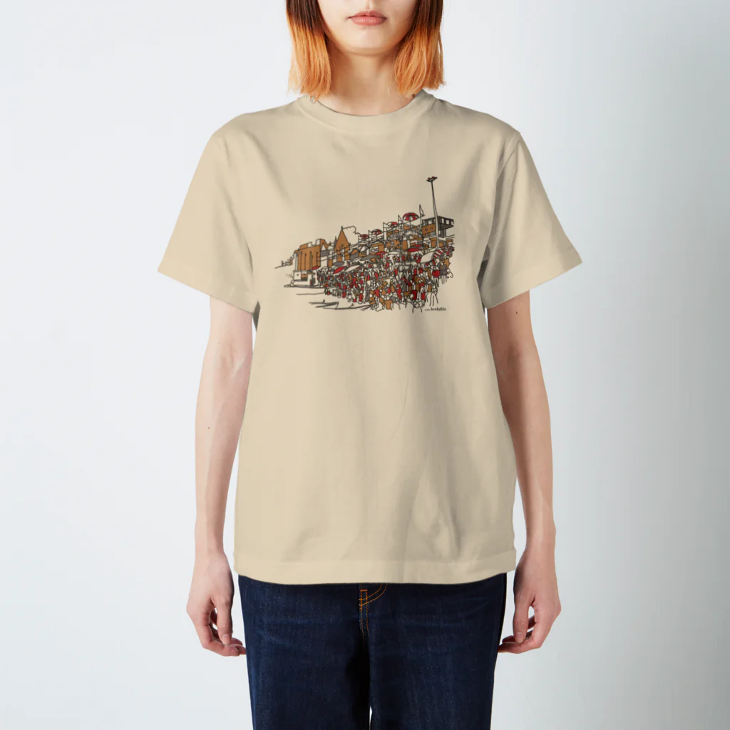 【 アトリエ 木霊 (kodama) 】の【kodamaの旅情紀行 No.002 インドバラナシ】 スタンダードTシャツ