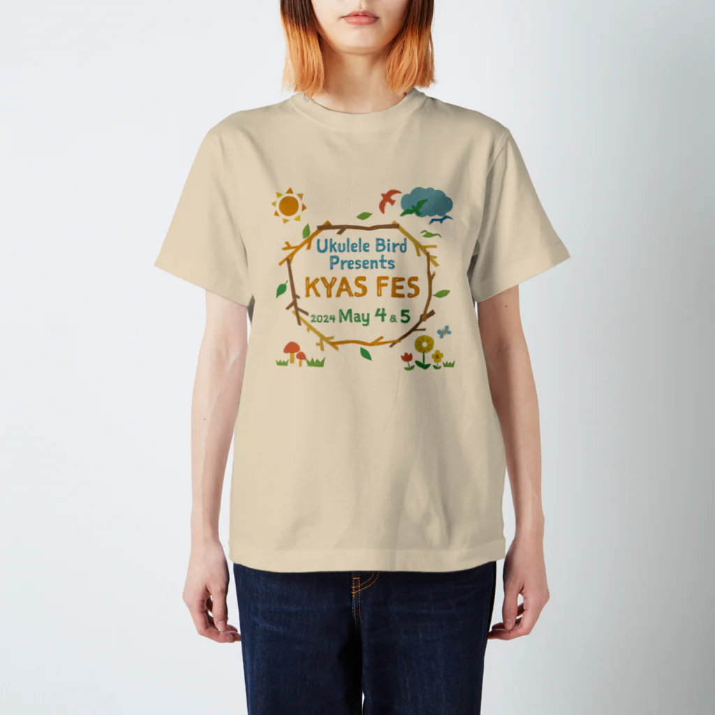 UKULELEBIRDのUkulele Bird Presents KYAS FES オリジナルグッズ スタンダードTシャツ