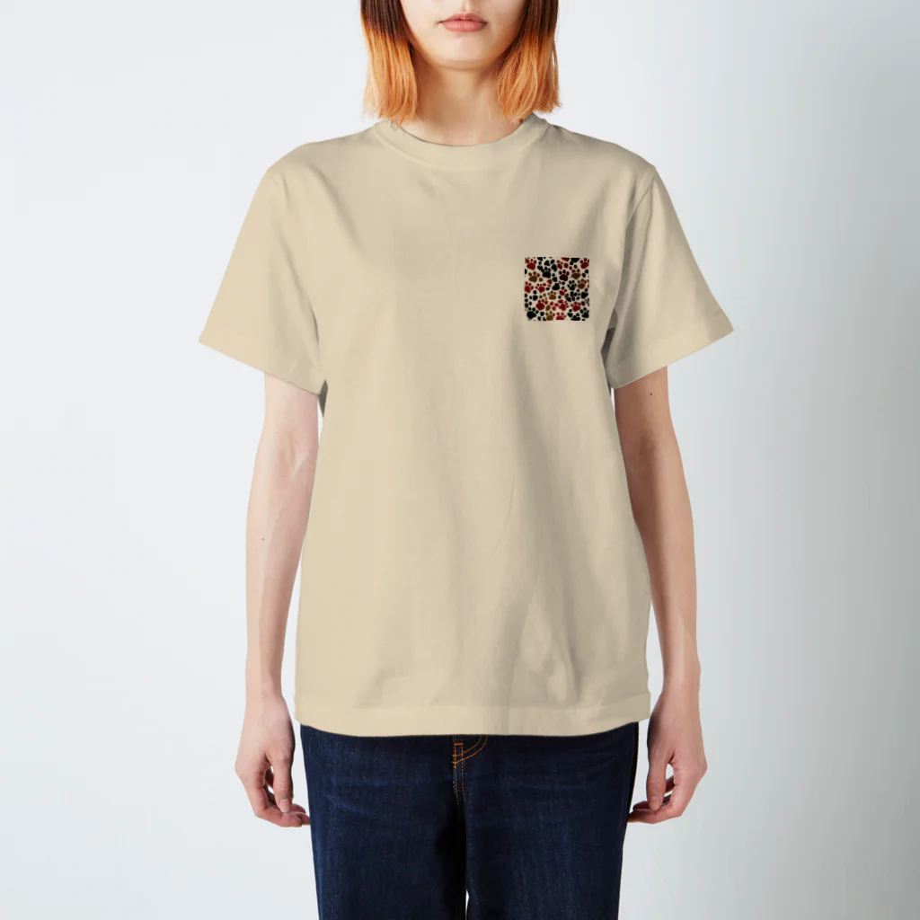 ONELOVE85の肉球love Regular Fit T-Shirt