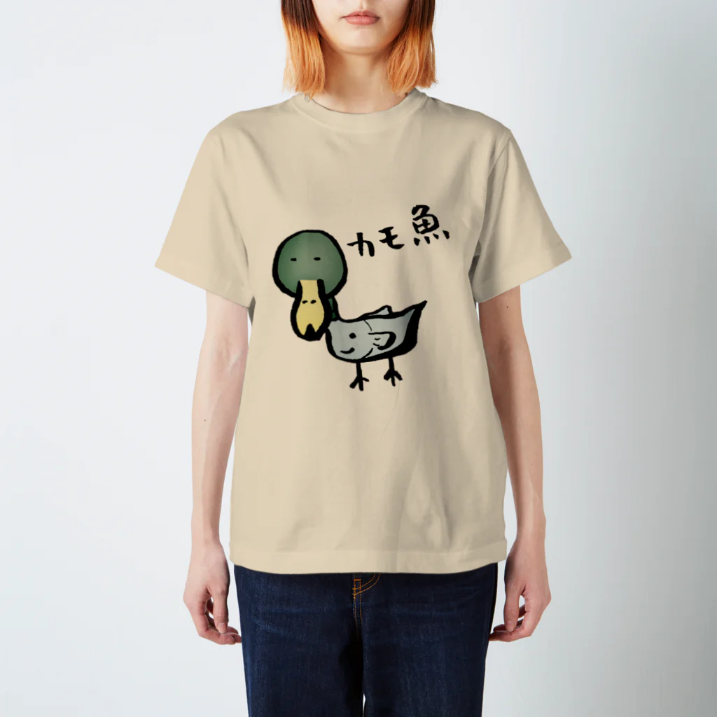 morino_hanaのカモ魚 スタンダードTシャツ