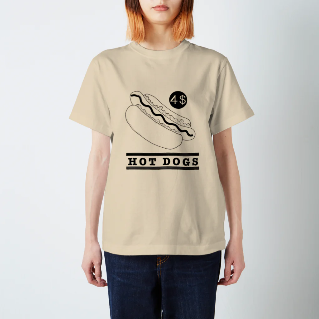 meMEmeのHOT DOGS Regular Fit T-Shirt