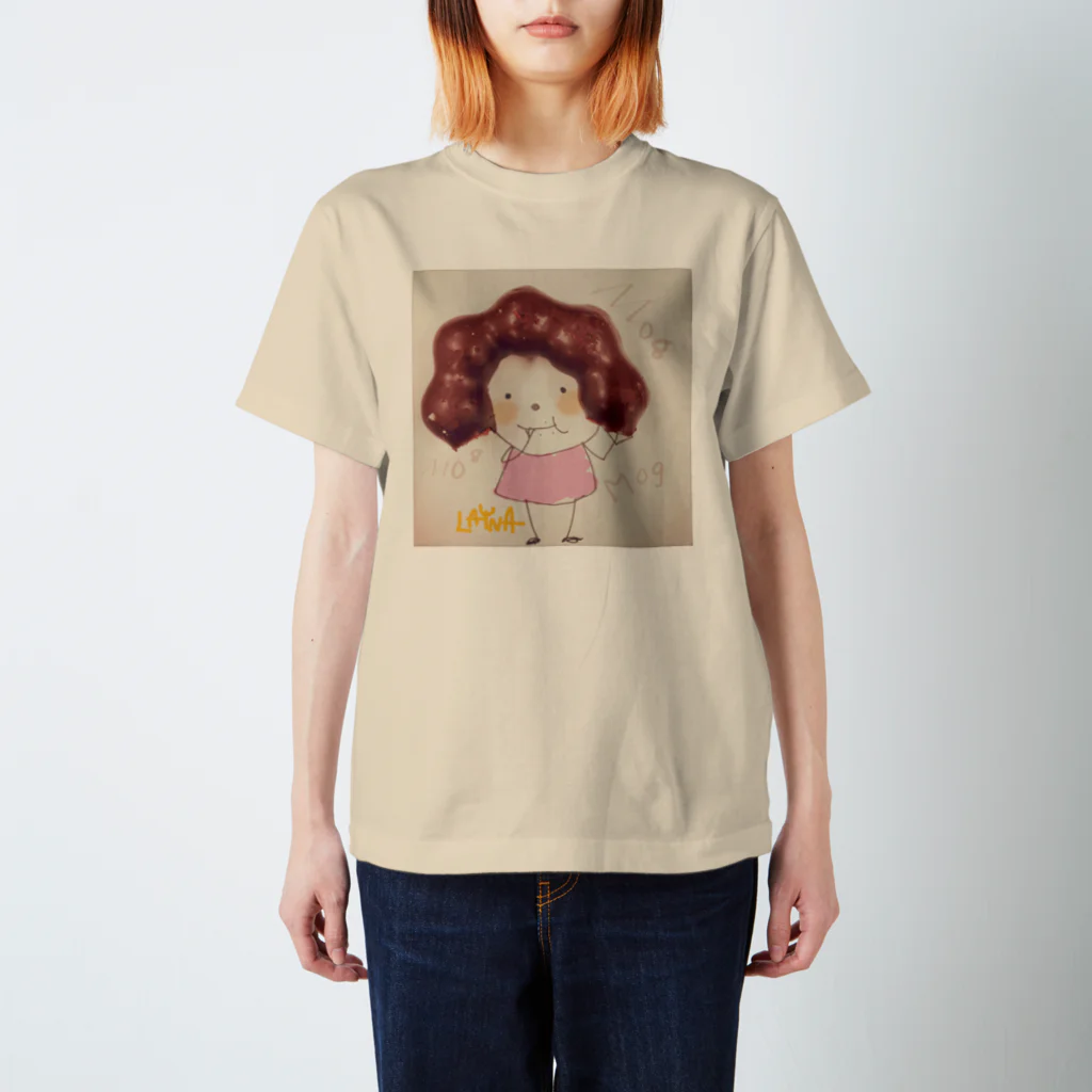 LAYNA ALLENのれいな ぽこ(ドーナツェルノ頭ver) Regular Fit T-Shirt