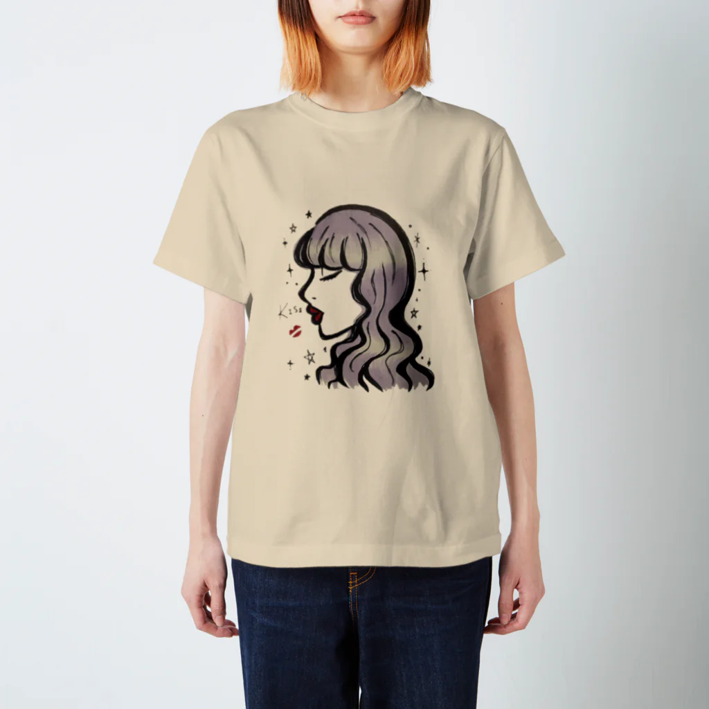 REMICONの purple kiss スタンダードTシャツ