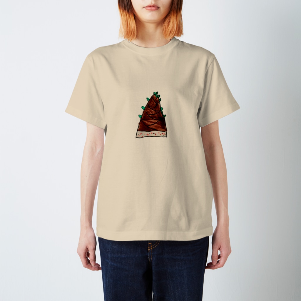 さとやま図案のタケノコTシャツ Regular Fit T-Shirt