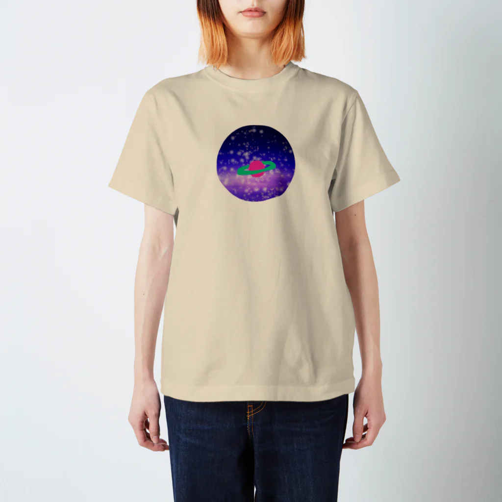 ちよこのださかわ宇宙/まる スタンダードTシャツ