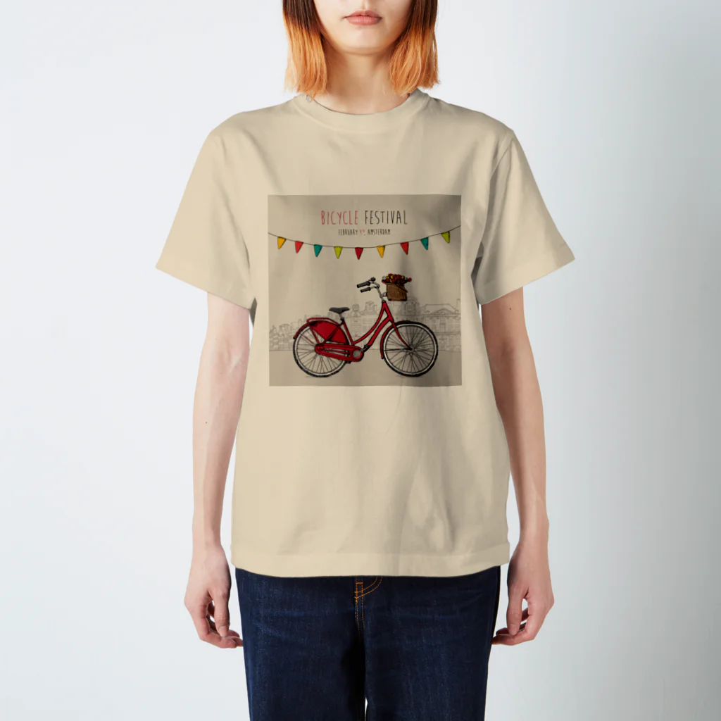 フラット（公式アカウント）のbicycle festival スタンダードTシャツ