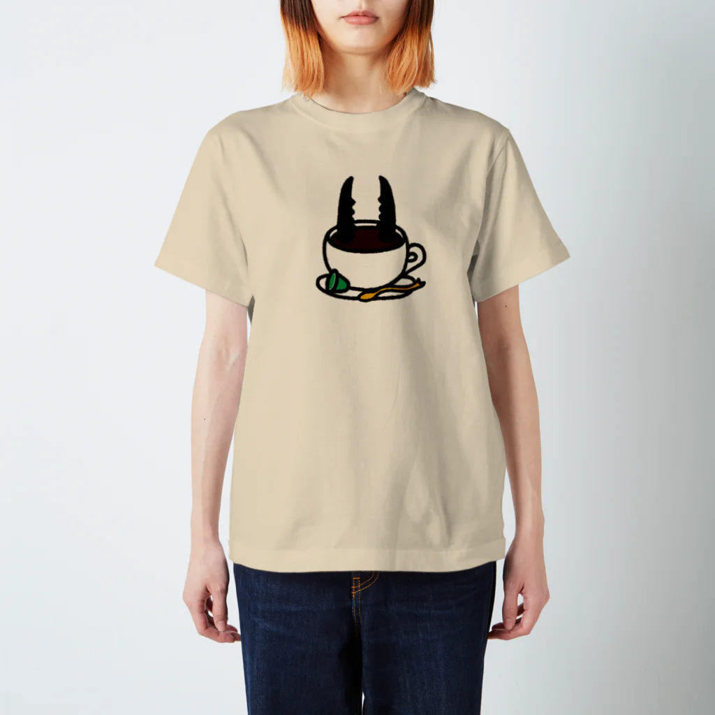 べれ {suzuri} ふぁなのクワガタコーヒー Regular Fit T-Shirt