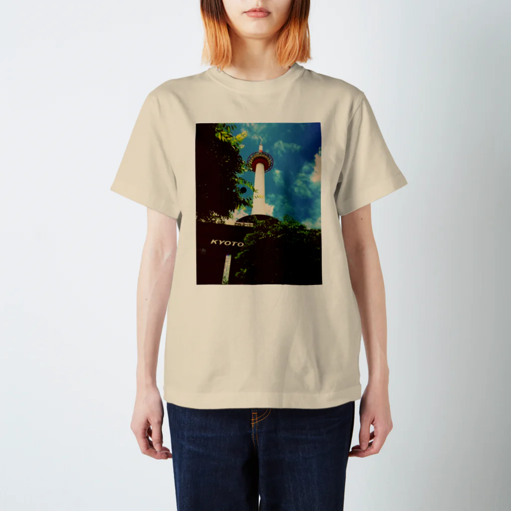 mumu-yaのkyoto tower スタンダードTシャツ