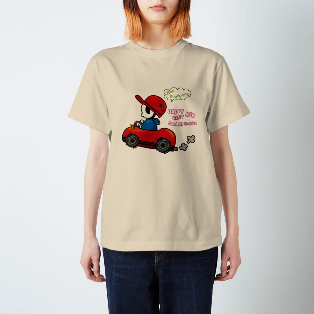 CUBIC ITEMのHappy Drive Life スタンダードTシャツ