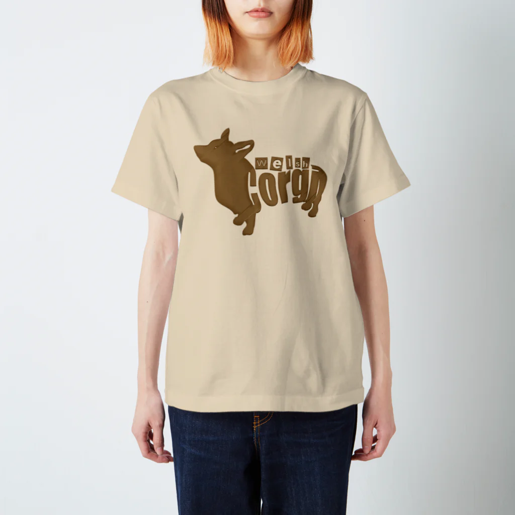 AURA_HYSTERICAのWelsh_Corgi スタンダードTシャツ