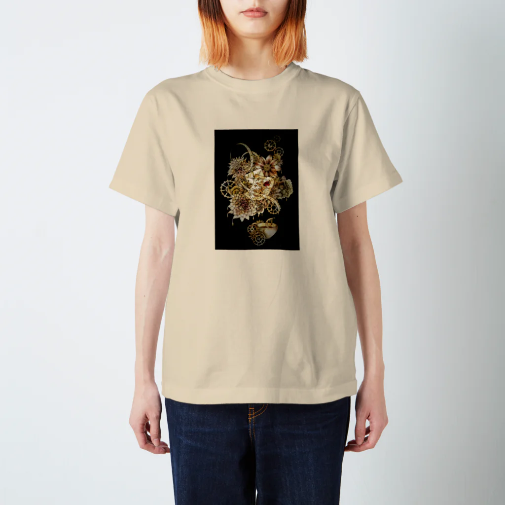 ＊ユキンコアート＊の珈琲水彩〖花束〗 スタンダードTシャツ