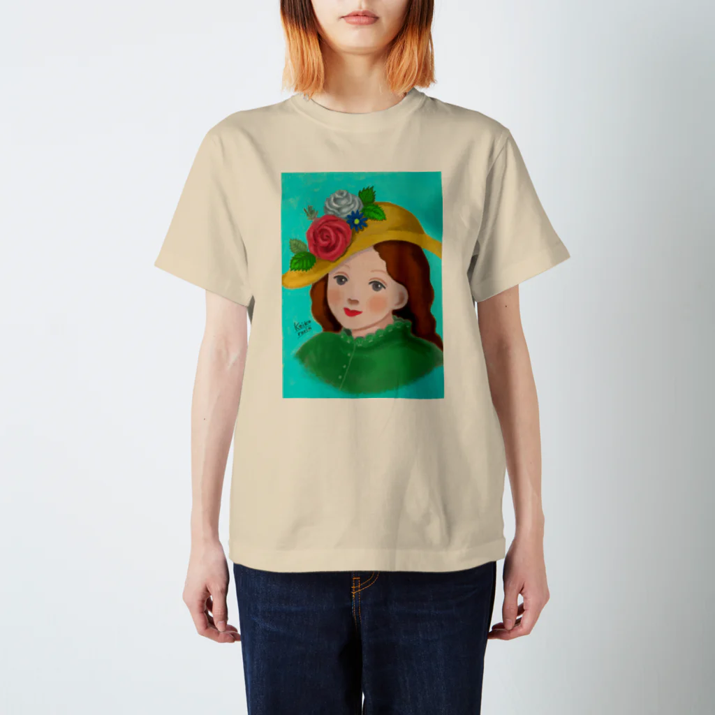 keikororinの薔薇と少女 スタンダードTシャツ