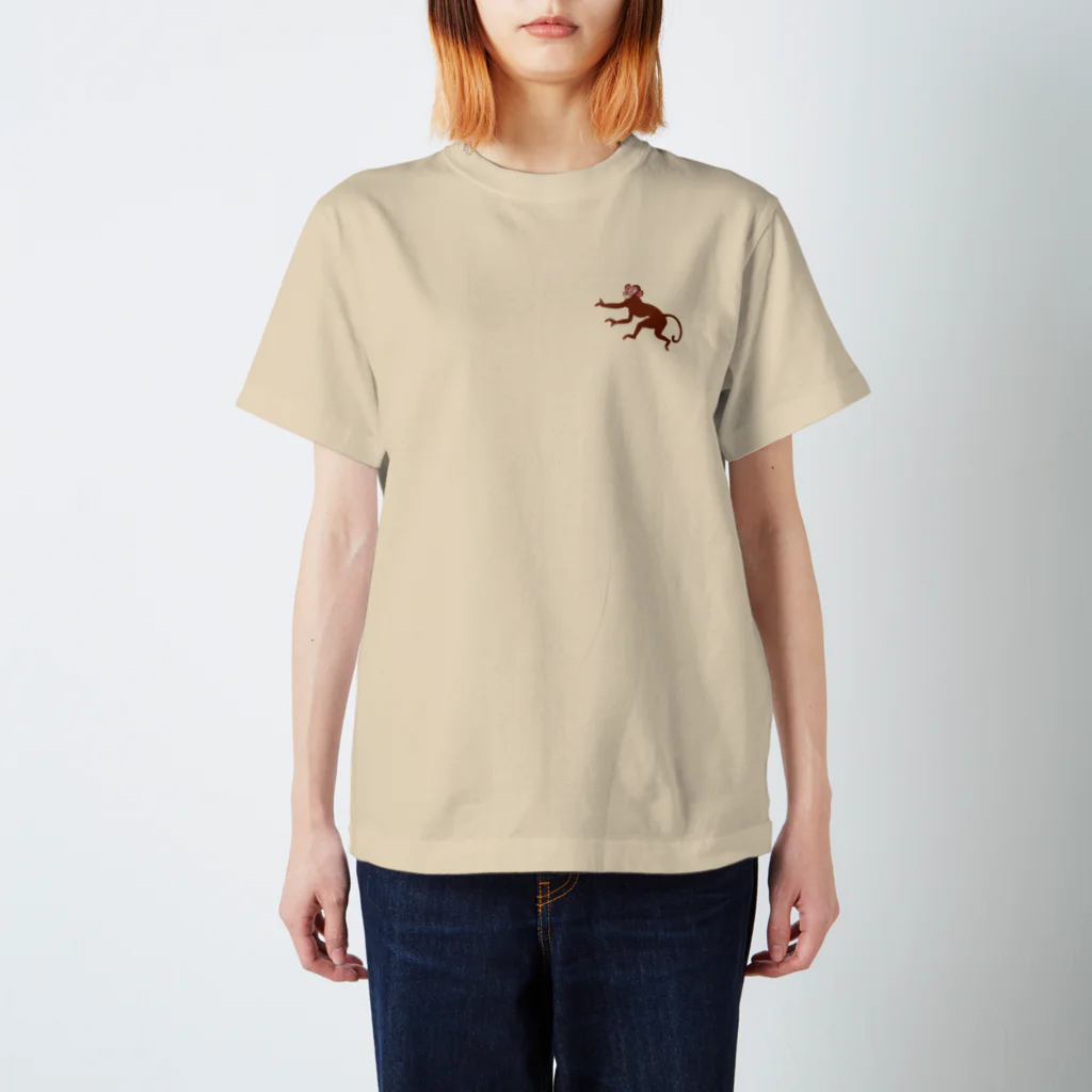 ジルトチッチのデザインボックスのモンキーパンチ　No.52　お洒落なサルのキャラクターグッズ Regular Fit T-Shirt