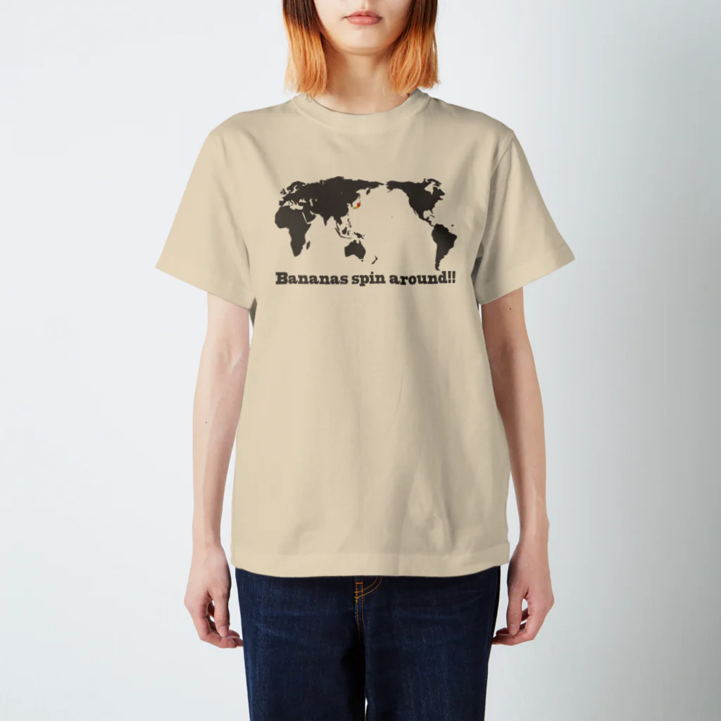 BANANAのWorldMapＴシャツ スタンダードTシャツ