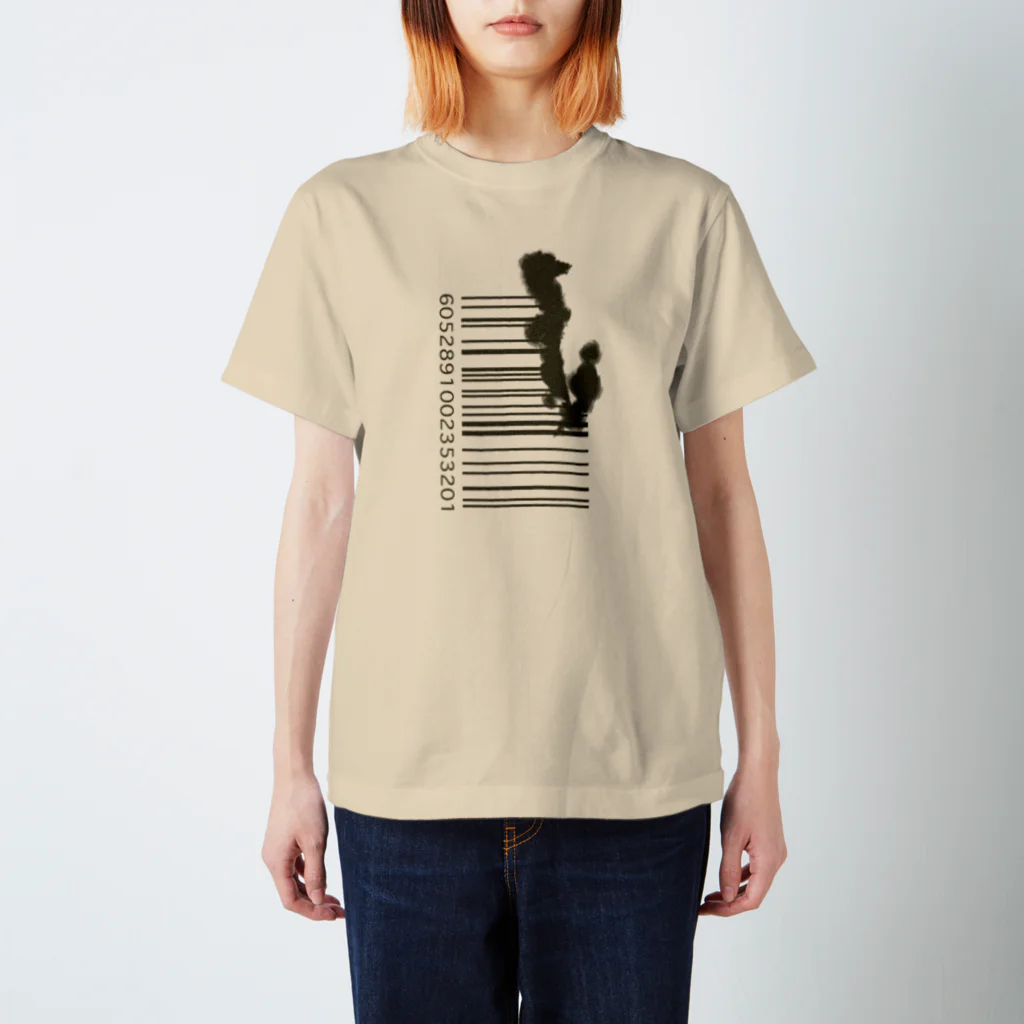 cw_drawのBAR CODE (G) スタンダードTシャツ