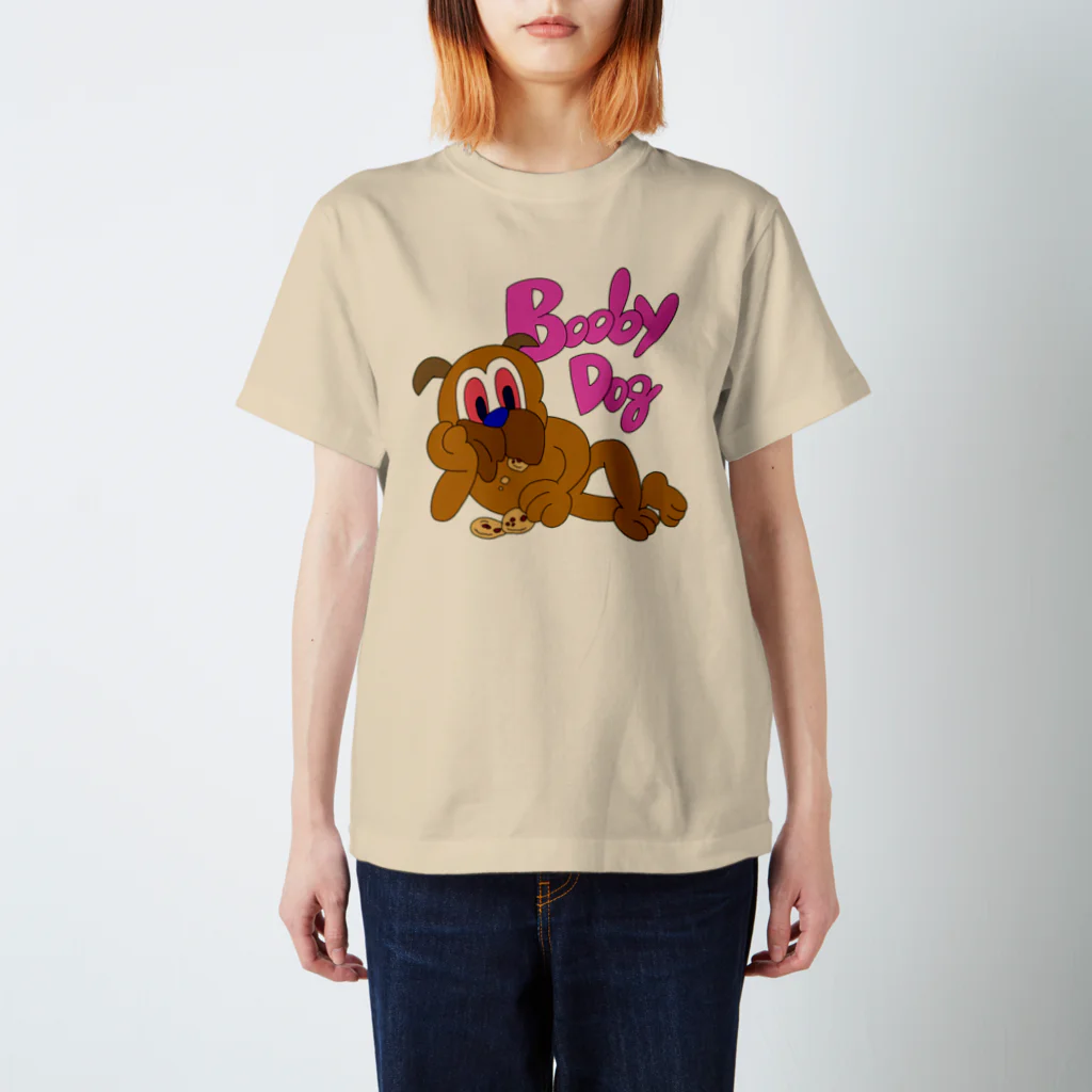 queer_lollipop_pepperのboobydog Regular Fit T-Shirt