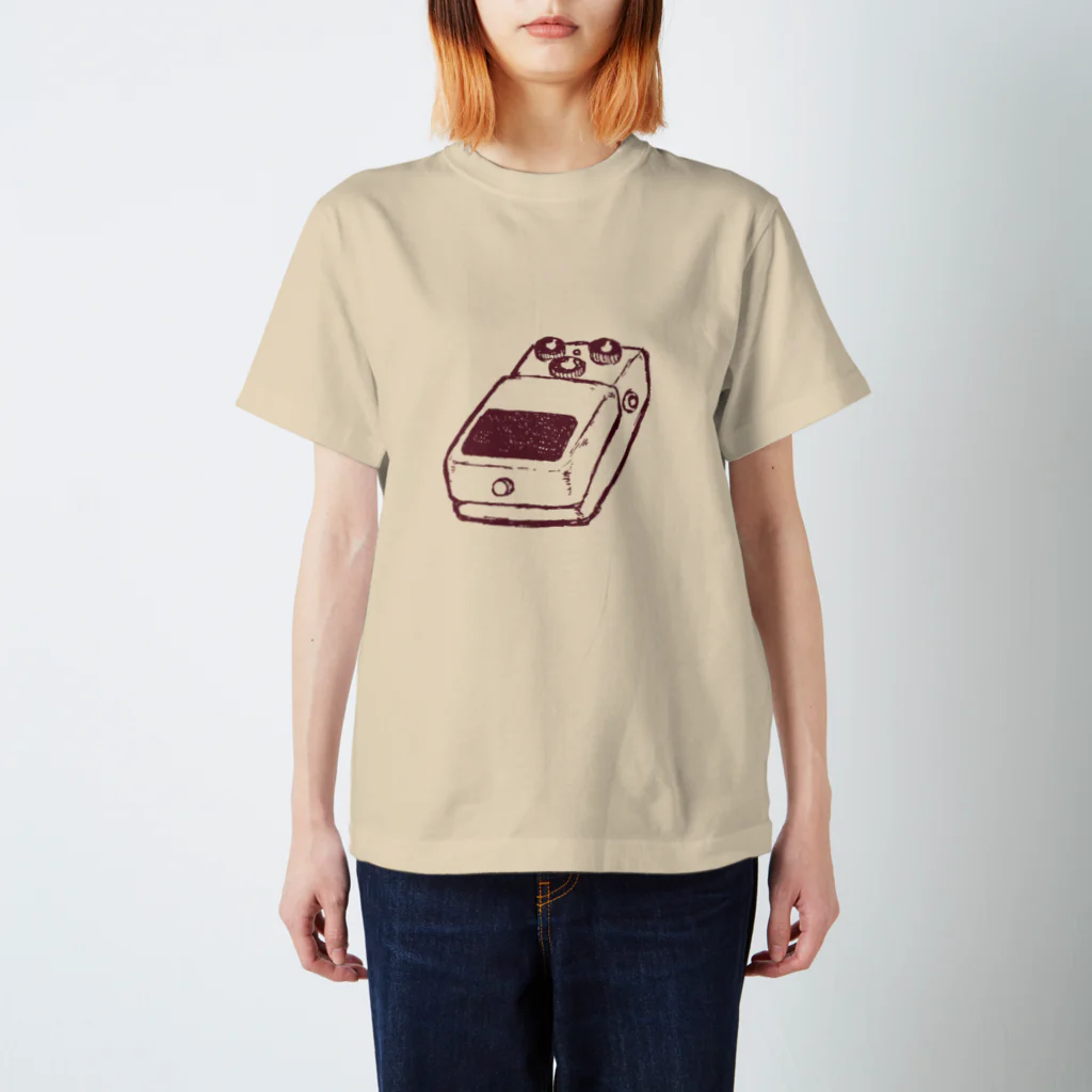 ずる『手描きイラスト』のエフェクター スタンダードTシャツ