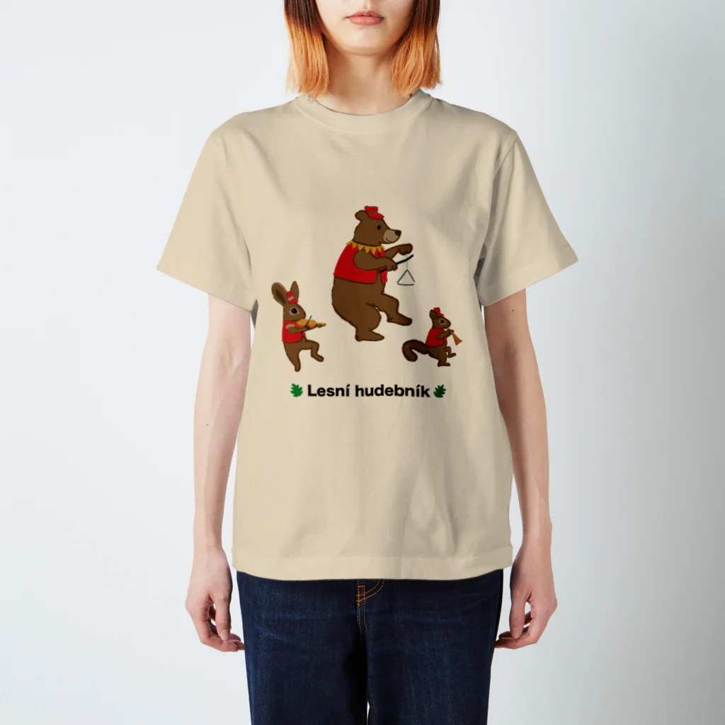 はまだみわのLesní hudebník スタンダードTシャツ