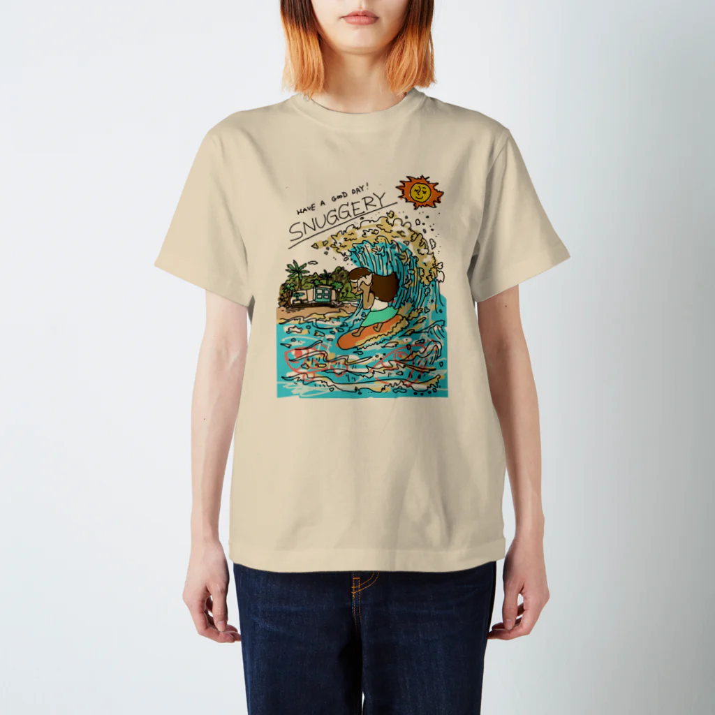 ハワイアンコンテナカフェ SNUGGERY (スナッグリー)のwave Regular Fit T-Shirt