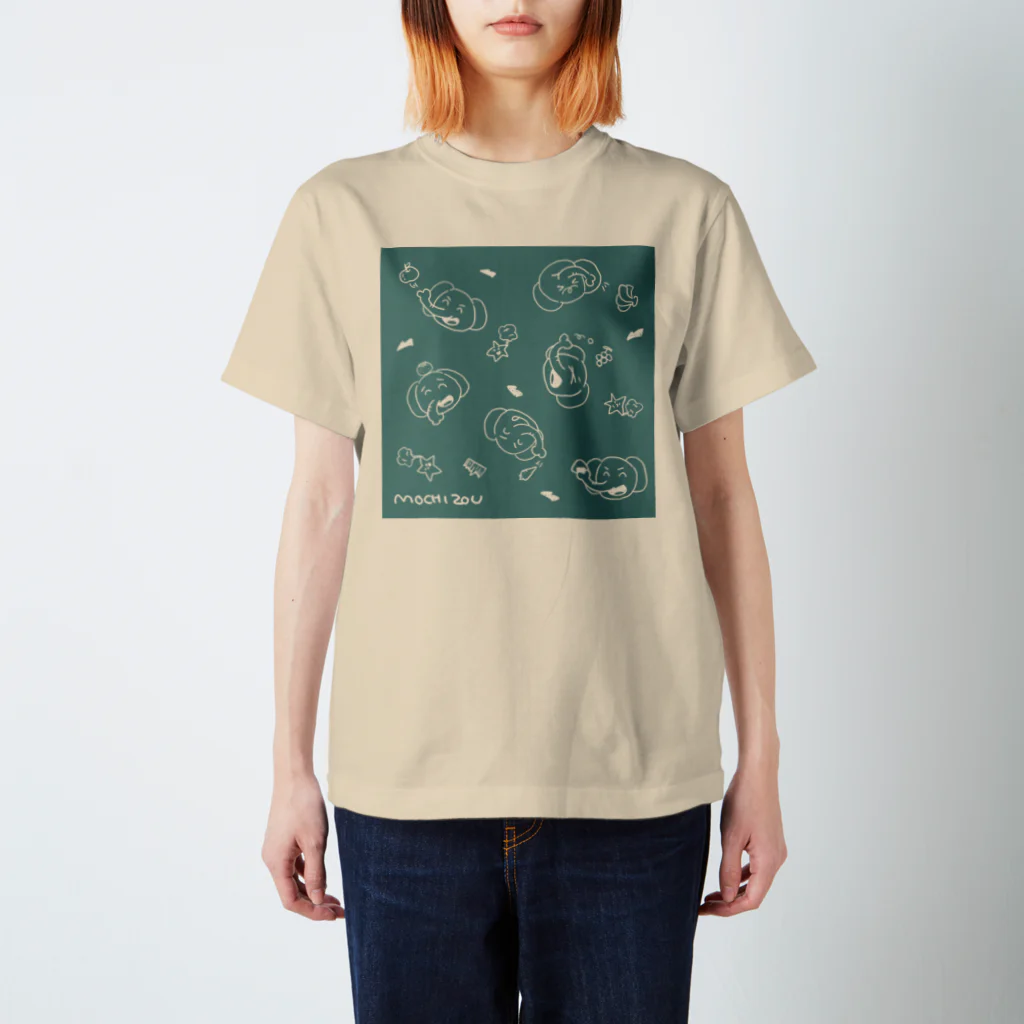 はるやまのごはんとMOCHIZOUくん（ブルー） Regular Fit T-Shirt