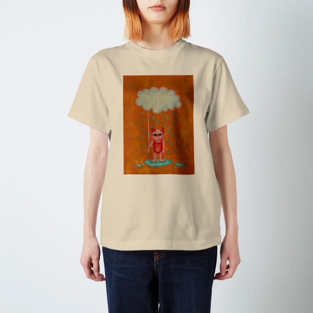 saorishinadaの雨雲シャワー Regular Fit T-Shirt