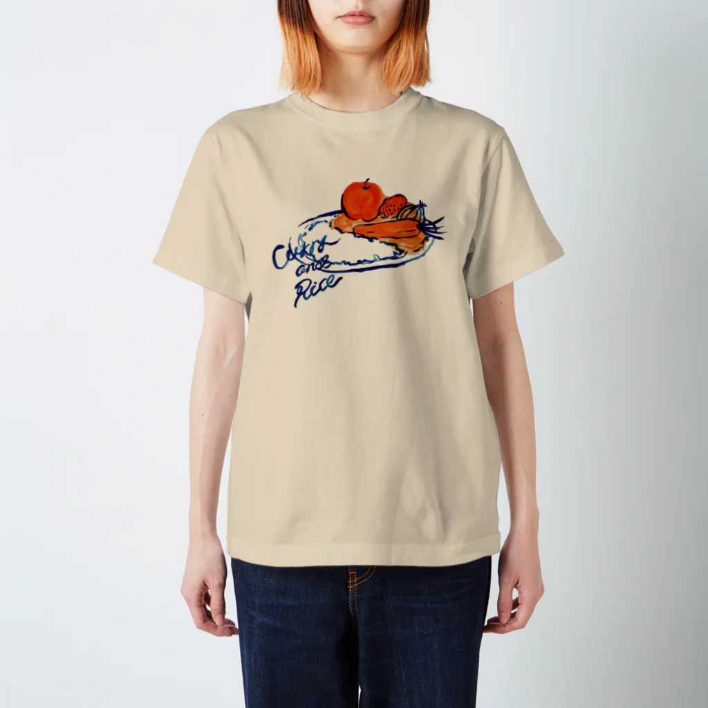 sampoのcurry and rice スタンダードTシャツ