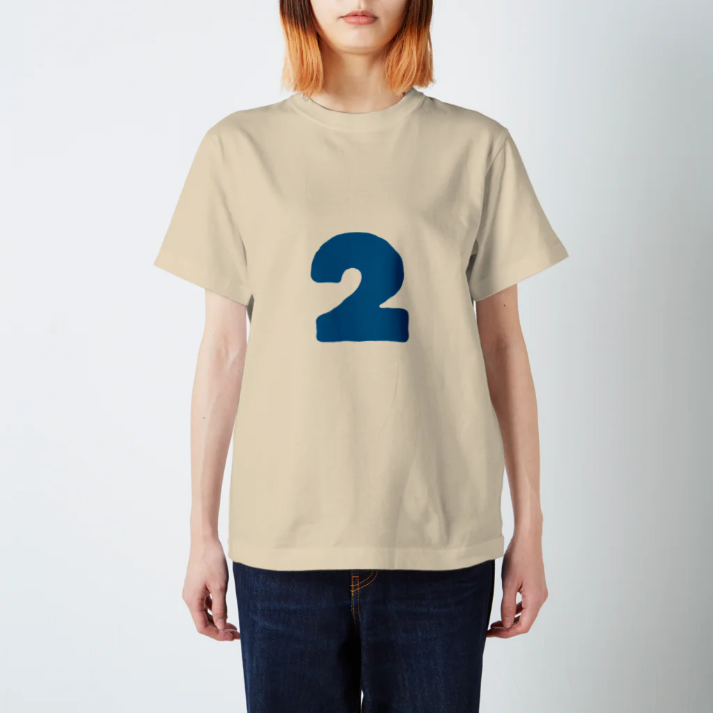 ふしめTシャツの2歳のふしめ (Blue) Regular Fit T-Shirt
