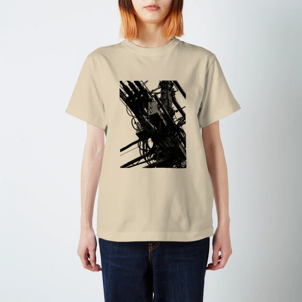 zenzaのUtility pole スタンダードTシャツ