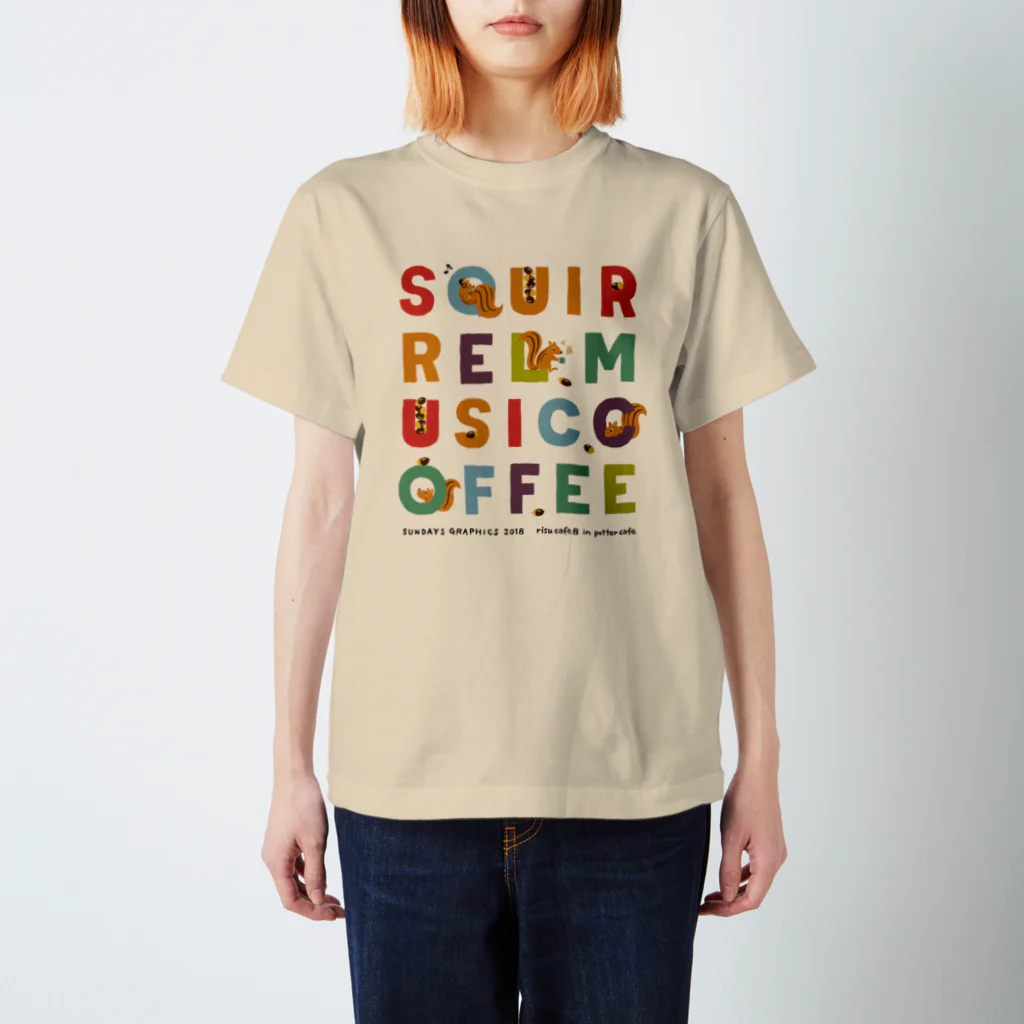 SUNDAYS GRAPHICSのりすカフェ2018 スタンダードTシャツ