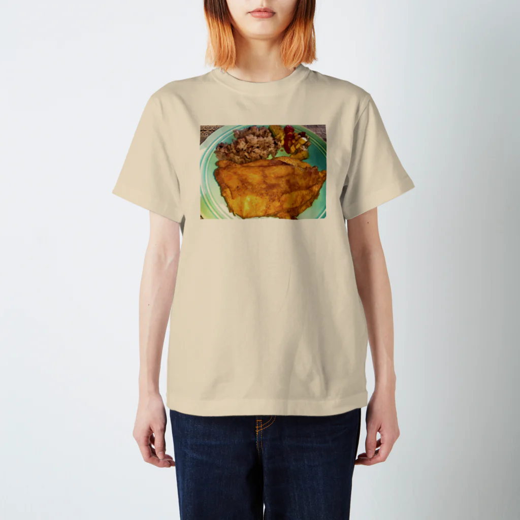 wosh1217のカリカリチキンソテー Regular Fit T-Shirt