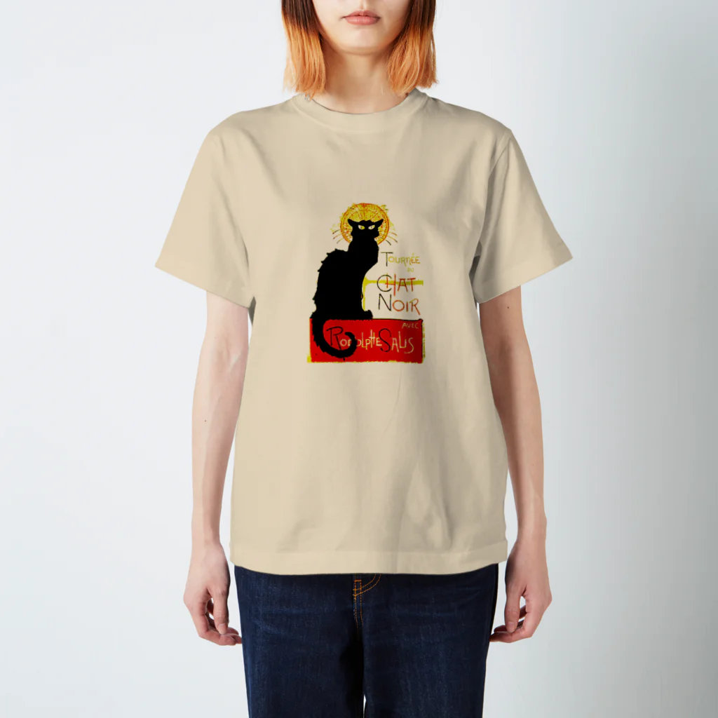 スマイル３９のBlack Cat by ﾛｰﾄﾚｯｸ Regular Fit T-Shirt