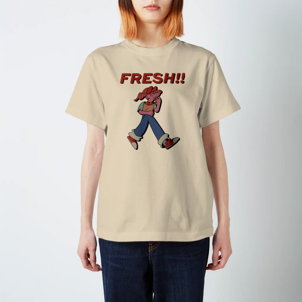 水沢石鹸のFRESH!! Regular Fit T-Shirt