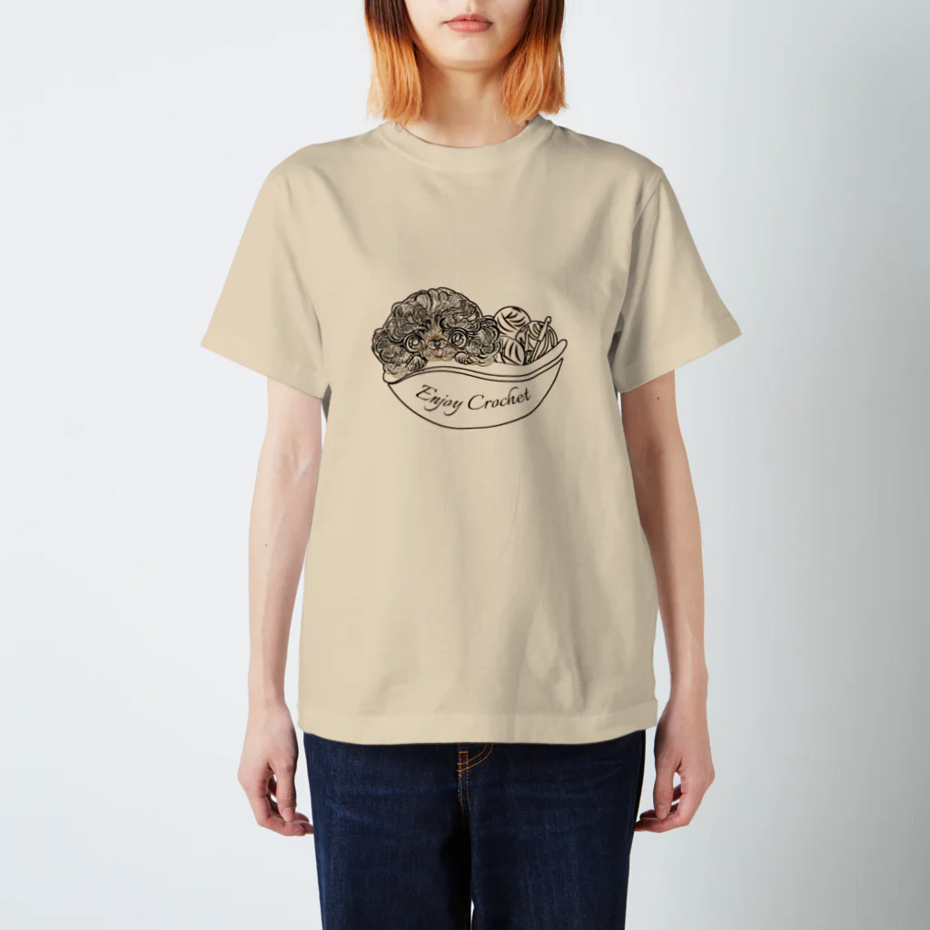 モコタロウ/mocotarouのオリジナルロゴプリントTシャツ Regular Fit T-Shirt