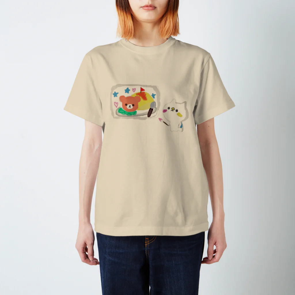 住吉ぬこたのお絵かきぬこねこ Regular Fit T-Shirt